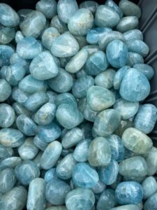Aquamarine: A blue variety of Beryl