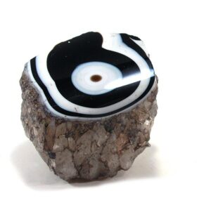 Black Banded Onyx: A variety of Chalcedony