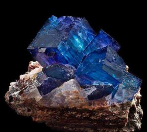 Blue Halite: Also known as blue rock salt