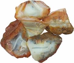 Botswana Agate: Commonly sold on the market as “Banded Agate.
