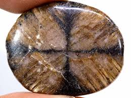 Chiastolite: Also known as Cross Stone