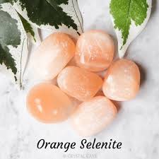 Orange Selenite Crystal