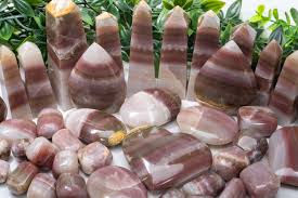 Pink Banded Onyx Crystal