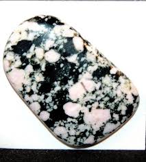 Pink Thulite in Black Jade Crystal