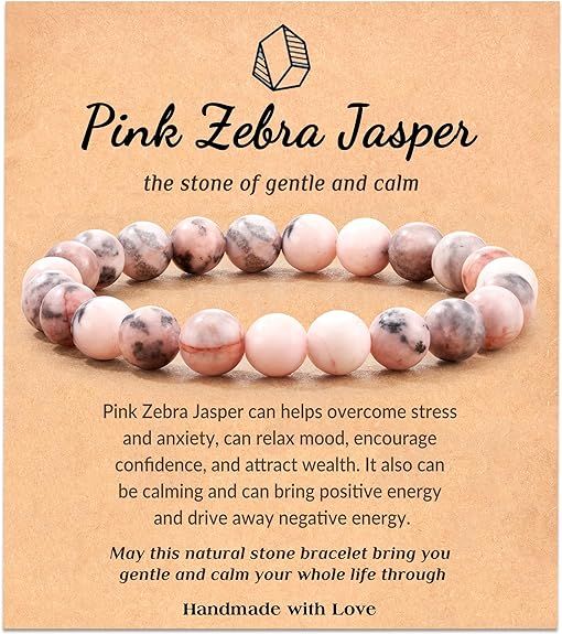 Pink Zebra Jasper crystal