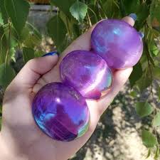 Purple Selenite crystal2