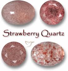 Strawberry Quartz crystal