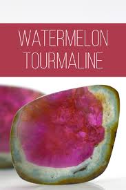 Watermelon Tourmaline Crystal