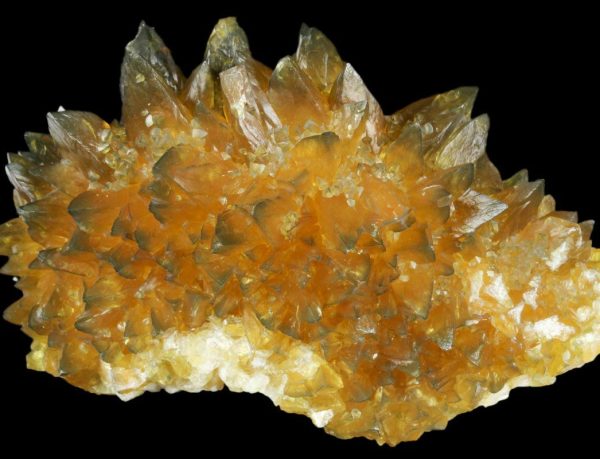 Amber Calcite Crystal